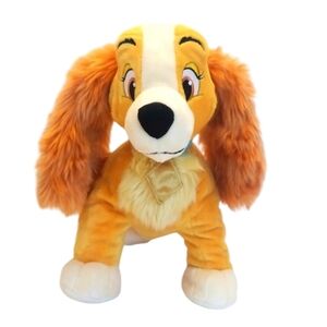 Disney Store Lady and the Tramp Lady Cocker Spaniel Dog Puppy Plush